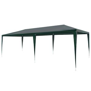 vidaXL Cort de petrecere, verde, 3 x 6 m, PE