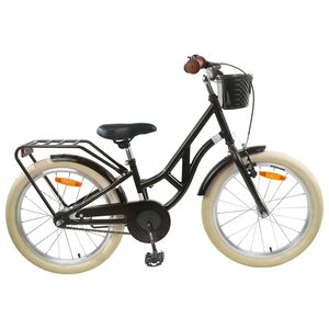 vidaXL Bicicletă pentru Copii 20 Inci pentru 6-11 ani Negru