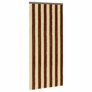vidaXL Perdea pentru insecte din chenille Maro și Bej 100 x 220 cm