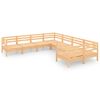 vidaXL Set mobilier de grădină, 8 piese, lemn masiv de pin