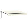 vidaXL Cort electric retractabil Crem 2,5 x 2 m