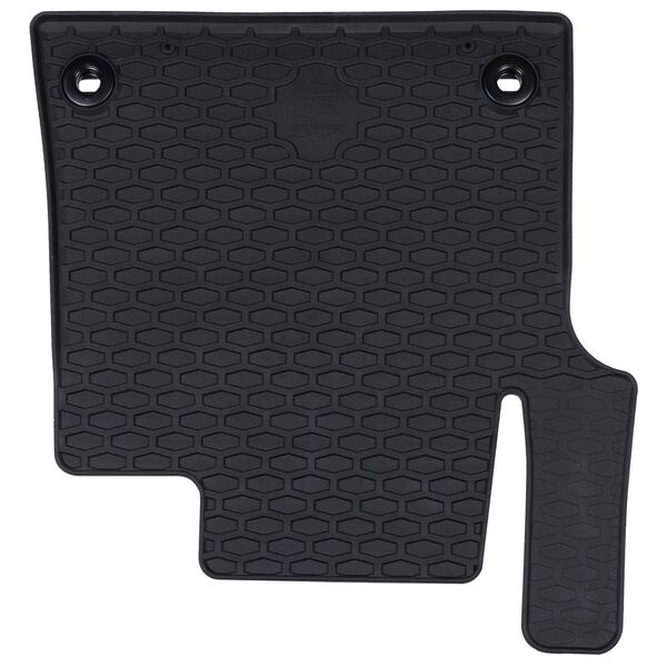 vidaXL Covor pentru mașină 3 pcs Negru TPE