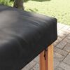 vidaXL Copertă pentru masă Simplu Negru 142 x 142 x 15 cm țesătură