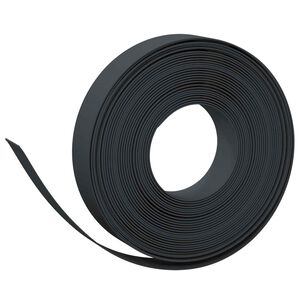 vidaXL Borduri de grădină 25 m 10 cm PE Negru