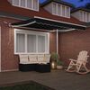 vidaXL Cortina Retractabilă Negru 300 x 250 cm Poliester și metal