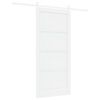vidaXL Ușă glisantă ORKDAL 93 x 202 cm Lemn prelucrat Alb