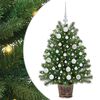 vidaXL Brad de Crăciun artificial Verde 95 cm PE și PVC