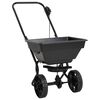vidaXL Utilaj de &icirc;mprăștiat sare, 80x46x75 cm, PVC și oțel, 15 L