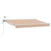 vidaXL Cort electric retractabil Albastru, Portocaliu, Alb 3 x 2,5 m