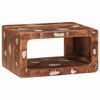 vidaXL Noptieră Maro 45 x 30 x 24 cm Lemn recuperat masiv