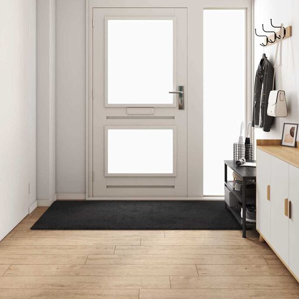 vidaXL Runner din covor Negru 100 x 200 cm 100% Polipropilenă Tuft