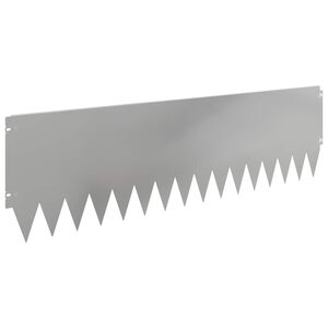 vidaXL Margine pentru gazon 20 pcs 103 x 30 cm Oțel Argintiu