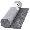 vidaXL Protecție antiderapantă podea zugravi, 50 m, 280 g/m&sup2;, gri