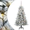 vidaXL Brad de Crăciun artificial cu ramuri articulare Alb 150 cm