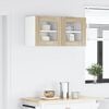 vidaXL Dulap suspendat cu ușă 2 pcs Stejar Sonoma 40 x 31 x 40 cm