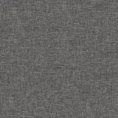 vidaXL Taburet, gri deschis, 60x60x36 cm, textil și piele ecologică