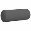vidaXL Perne Bolster 2 pcs Gri închis Ø 15 x 40 cm țesătură