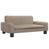 vidaXL Canapea pentru copii, cappuccino, 70x45x30 cm, piele ecologică