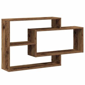 vidaXL Raft de perete, lemn vechi, 104x20x58,5 cm, lemn prelucrat