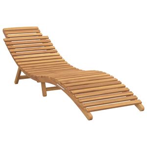 vidaXL Șezlong Maro 184 x 55 x 59 cm Lemn solid de tec