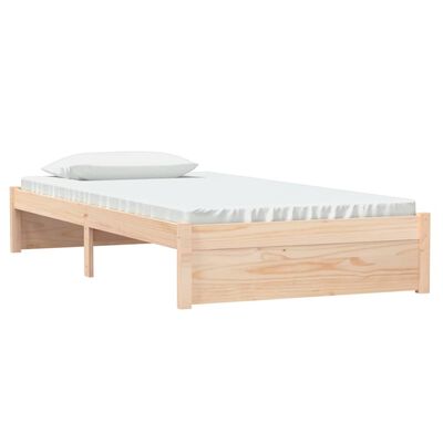 vidaXL Cadru de pat, 100x200 cm, lemn masiv