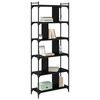 vidaXL Bibliotecă Stejar negru 76 x 32 x 192 cm Lemn compozit