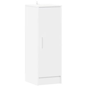 vidaXL Pantofar, alb, 32x35x92 cm, lemn prelucrat