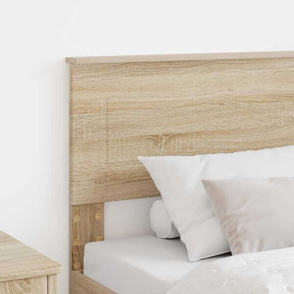 vidaXL Tăblie cap cu headboard Stejar Sonoma 75 cm Lemn compozit