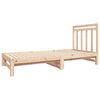 vidaXL Pat de zi extensibil, 2x(90x190) cm, lemn masiv de pin