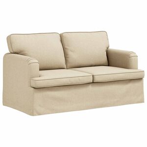 vidaXL Canapea Crem 144 x 80 x 85 cm țesătură