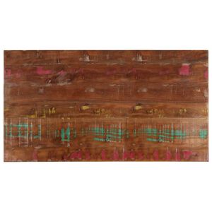 vidaXL Blat de masă, 100x60x1,5cm, dreptunghiular, lemn masiv reciclat