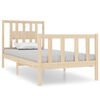vidaXL Cadru de pat single, 90x190 cm, lemn masiv