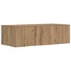 vidaXL Birou montat pe perete Stejar Artizanal 100 x 45 x 30 cm