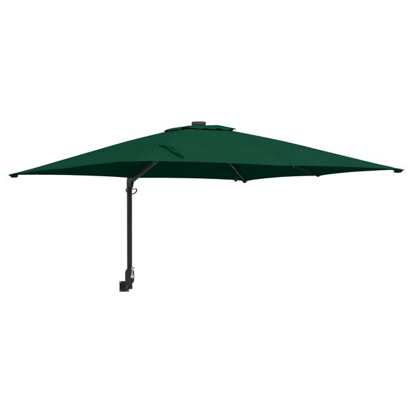 vidaXL Parasol de Grădină Verde 248,5 x 247,5 x 160 cm