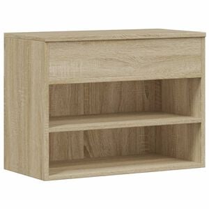 vidaXL Banchetă pantofar, stejar sonoma, 60x30x45 cm, PAL
