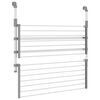 vidaXL Suport de uscare pentru balcon 89x25x(60-95) cm aluminiu