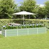vidaXL Jardinieră Verde 320 x 80 x 45 cm Oțel