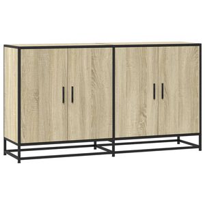 vidaXL Dulap, stejar sonoma, 134x35x76 cm, lemn prelucrat