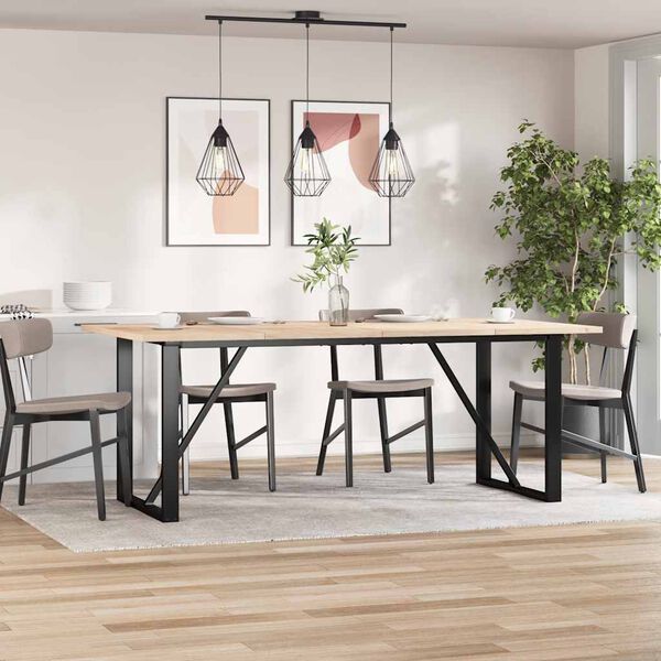 vidaXL Blaturi masă 4 buc. 100x50x2,5cm dreptunghiulare lemn masiv pin