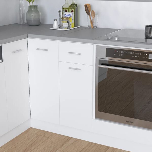 vidaXL Blat de bucătărie, gri, 30x60x2,8 cm, lemn prelucrat