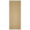 vidaXL Covor din sisal pentru st&acirc;lp de zg&acirc;riat, 100x250 cm