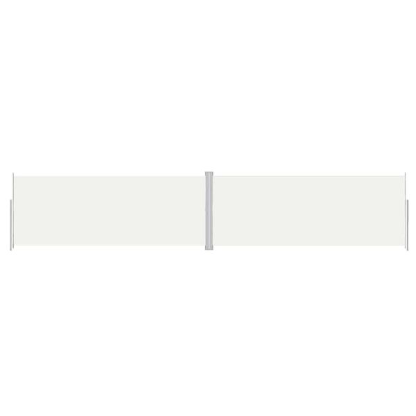 vidaXL Copertină laterală retractabilă, crem, 200x1000 cm