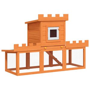 vidaXL Cușcă mare de iepuri, animale de companie, pentru exterior