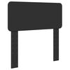 vidaXL Pat cu storage cu headboard Negru 90 x 190 cm Lemn compozit