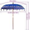 vidaXL Parasol Balinez albastru 215 x 215 x 260 cm