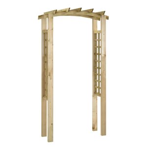 vidaXL Arcadă cu spalier, 110x60x210 cm, lemn masiv de pin tratat