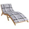 vidaXL Perna de șezlong pentru soare Gri 178 x 60 x 4 cm Tafeta Oxford