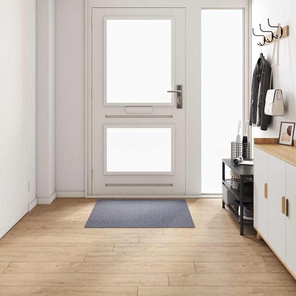 vidaXL Runner din covor Gri deschis 100 x 100 cm țesătură