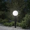 vidaXL St&acirc;lp luminos cu priză 80 cm negru IP44