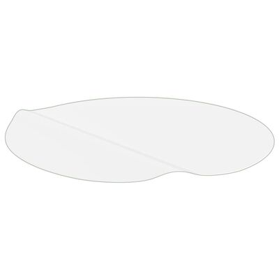 vidaXL Folie de protecție masă, transparent, Ø 90 cm, PVC, 2 mm